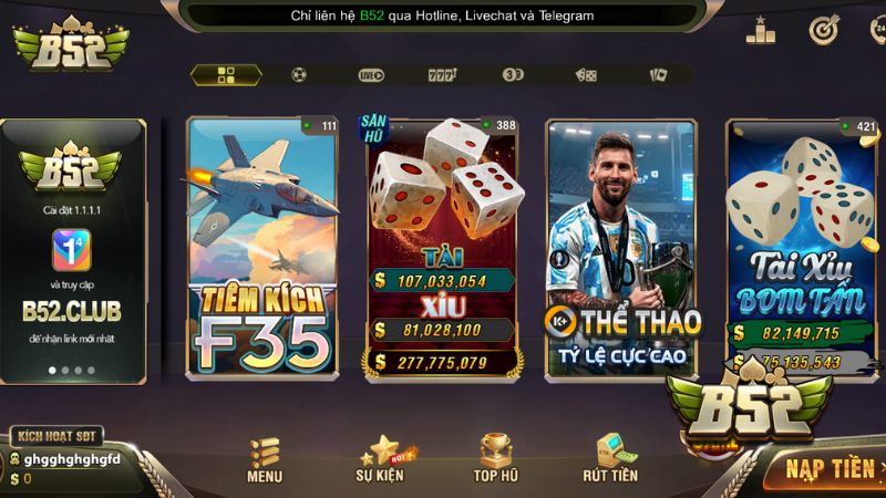 Cổng game B52 hoạt động hợp pháp dưới sự giám sát